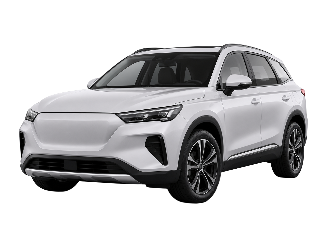 Silver crossover SUV shown with an AutoVinScope vehicle history report